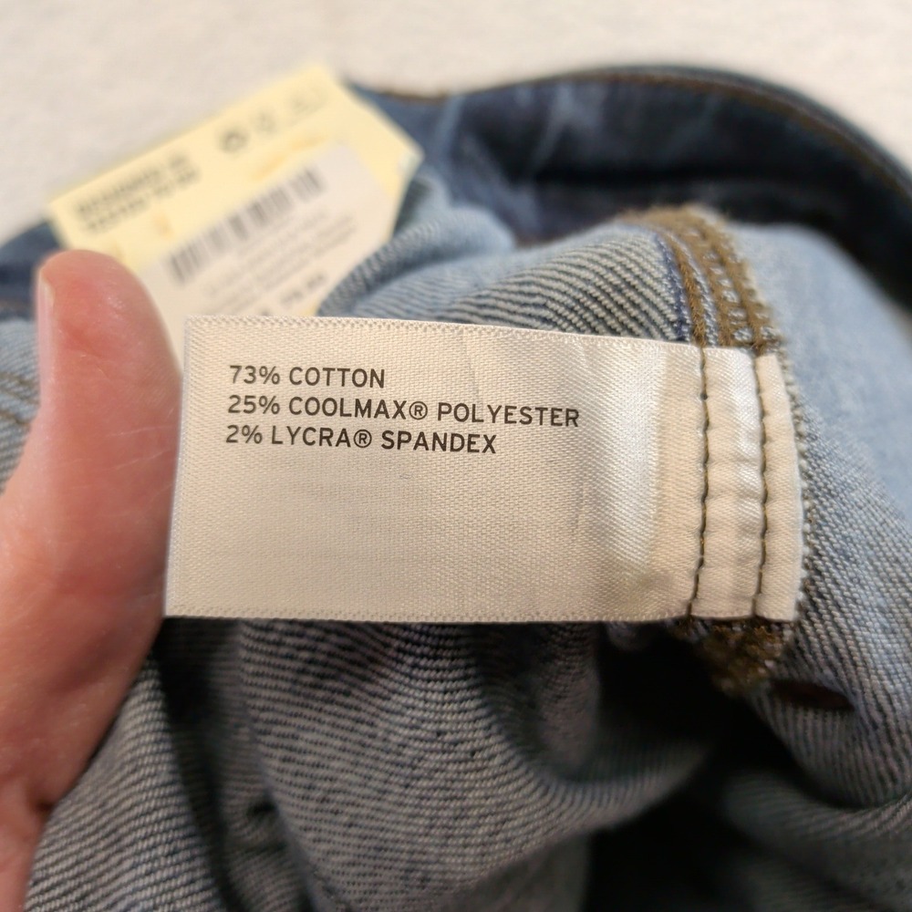 Duluth Trading Co Womens 18 Reg CoolMax Double Flex Denim Carpenter Pants 91404 - Picture 6 of 8